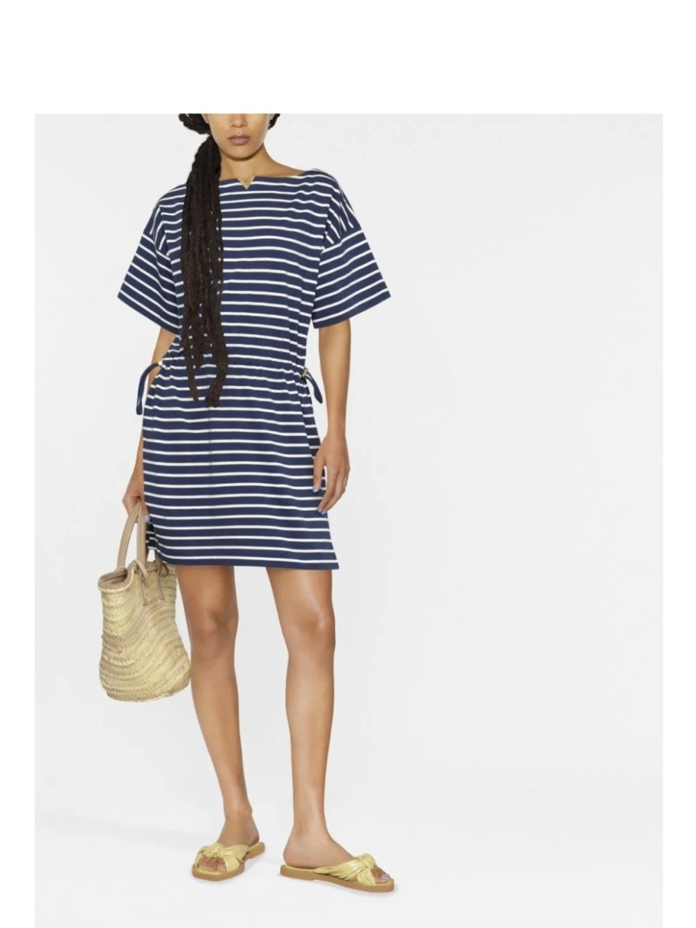 Valentino Striped T-Shirt Dress